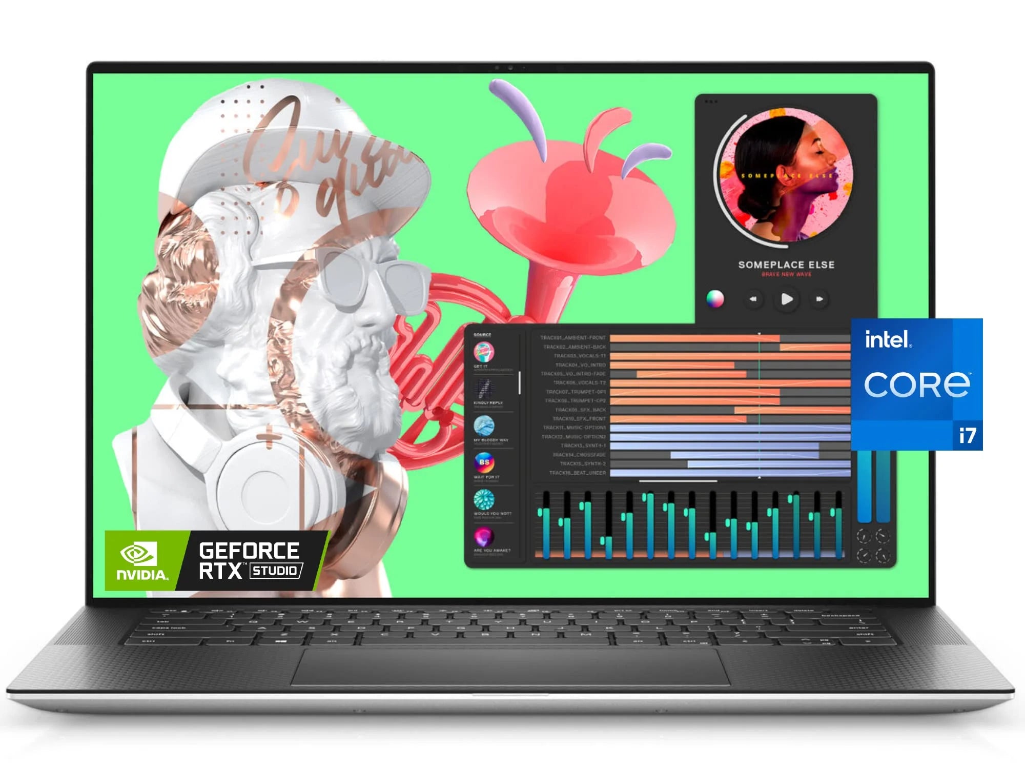 Dell Newest XPS 15 9510 Elite Laptop, 15.6 FHD+ 500 Nits Display, Intel i7-11800H, RTX 3050Ti, 64GB RAM, 2TB SSD, IR Webcam, Backlit Keyboard, Fingerprint Reader, WiFi 6, Thunderbolt 4, Win 11 Home
