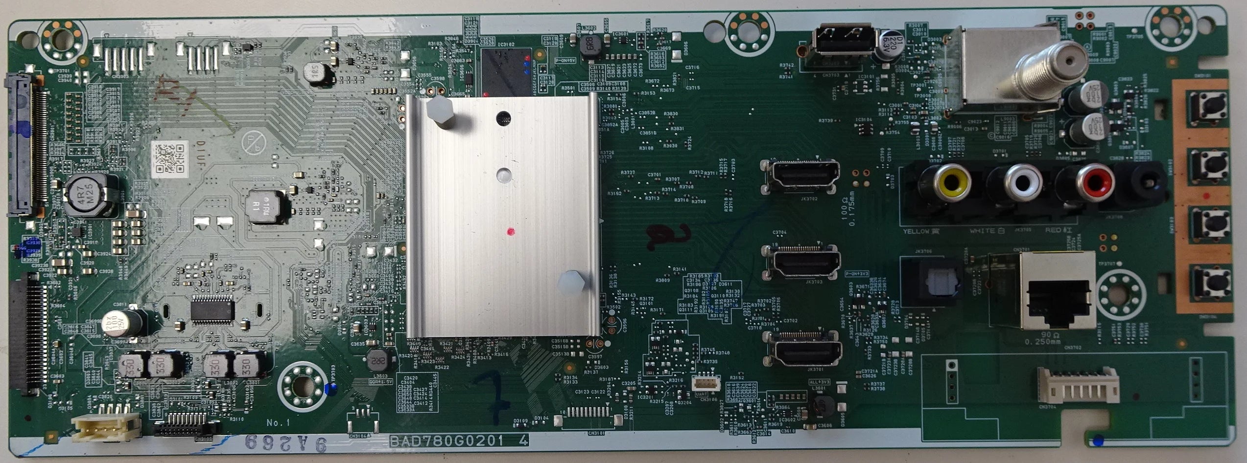Philips 50PFL5766/F7 E (ME9) Main Board AD1UFMMAH001 (BAD780G0201 4)