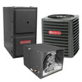 2.0 ton 14.3 seer 96% 80,000 btu goodman gas furnace and air conditioner system upflow