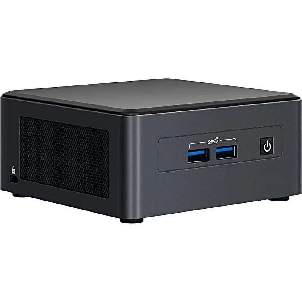 Intel NUC 11 Pro NUC11TNHI30 Home & Business Desktop Mini Black (Intel i3-1115G4 2-Core, 4GB RAM, 512GB SATA SSD, Intel UHD, WiFi, Bluetooth, 2xHDMI, Win 10 Pro)