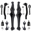 Detroit Axle - Complete 10pc Front Suspension Kit for Honda Accord 2.3L - Both (2) Lower Control Arms, Both (2) Ball Joint, Both (2) Front Sway Bar, All (4) Inner & Outer Tie Rod Ends