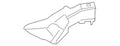 New Genuine BMW Air Duct Brake Left (2012-2018) OE 51747255417