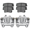 AutoShack Rear Brake Calipers and Ceramic Pads Kit Driver and Passenger Side Replacement for 2005-2008 Dodge Magnum 2006-2020 Charger 2011-2020 Challenger 2005-2020 Chrysler 300 5.7L AWD RWD BCPKG0837