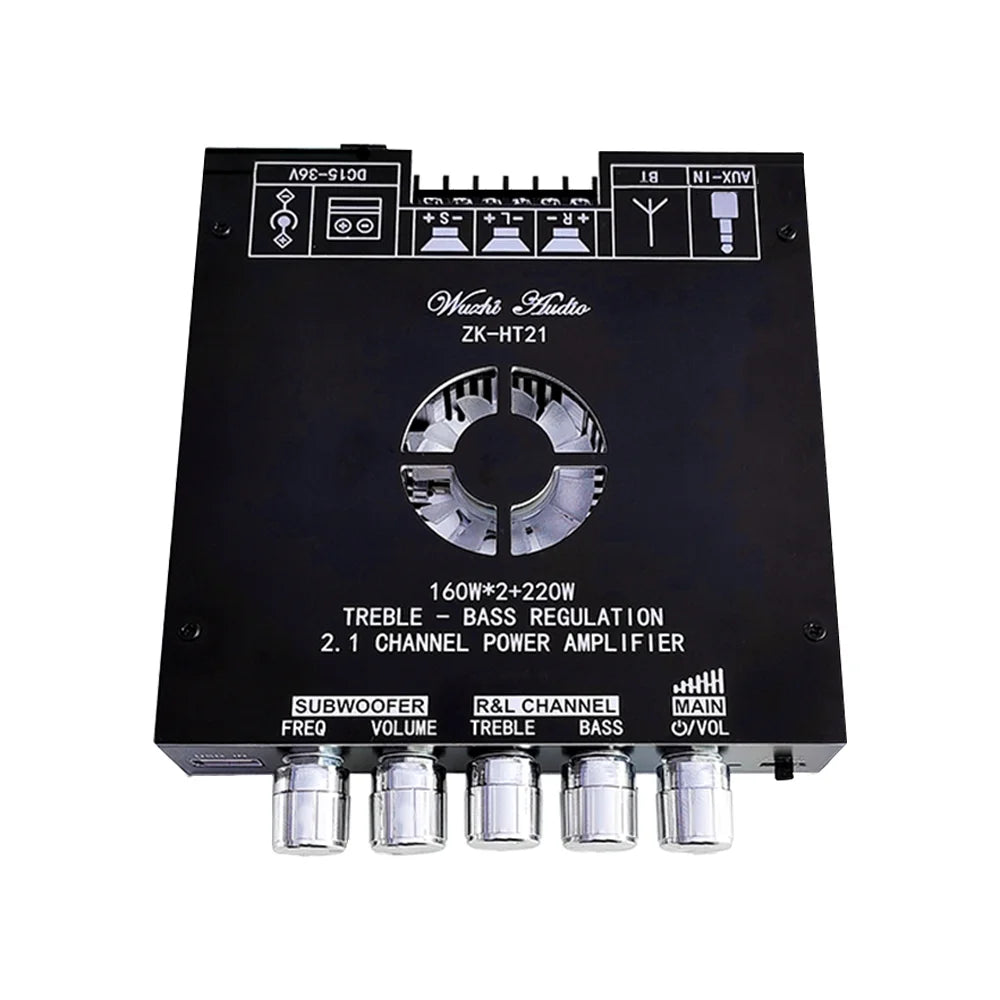 Daakro ZK-HT21 2.1Channel TDA7498E Bluetooth Digital Power Amplifier Module 160WX2 220W