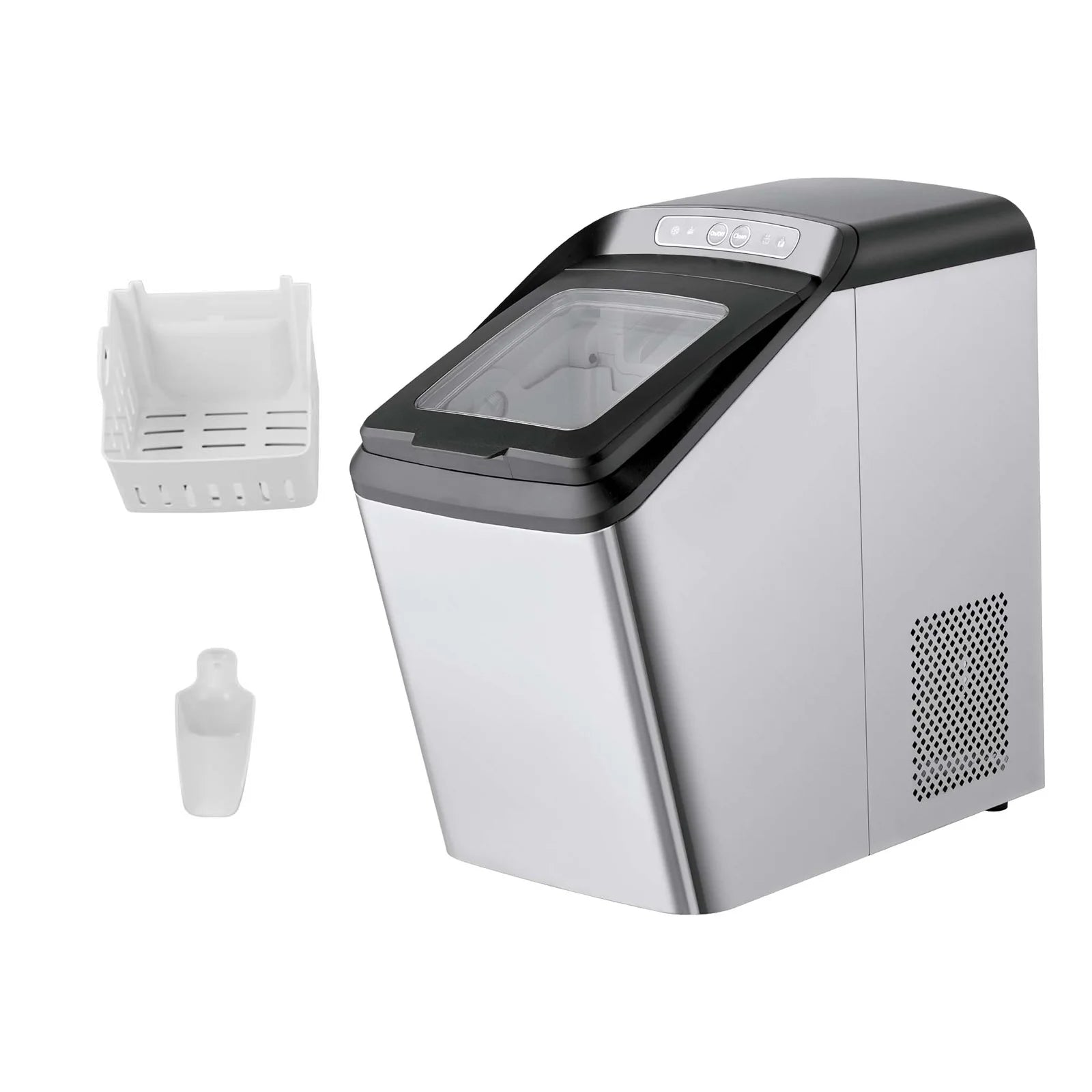 SKYSHALO Portable Countertop Ice Maker 30lbs/24H