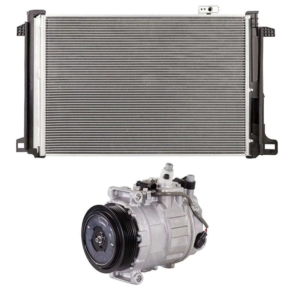 For Mercedes CL63 AMG 2012-2014 OEM AC Compressor w/ A/C Condenser & Drier - Buyautoparts