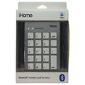 Restored iHome Bluetooth Numeric Pad for Apple/Mac/Bluetooth - Silver (Refurbished)