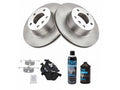 Front Brake Pad and Rotor Kit - Compatible with 2007 - 2008 BMW 328xi