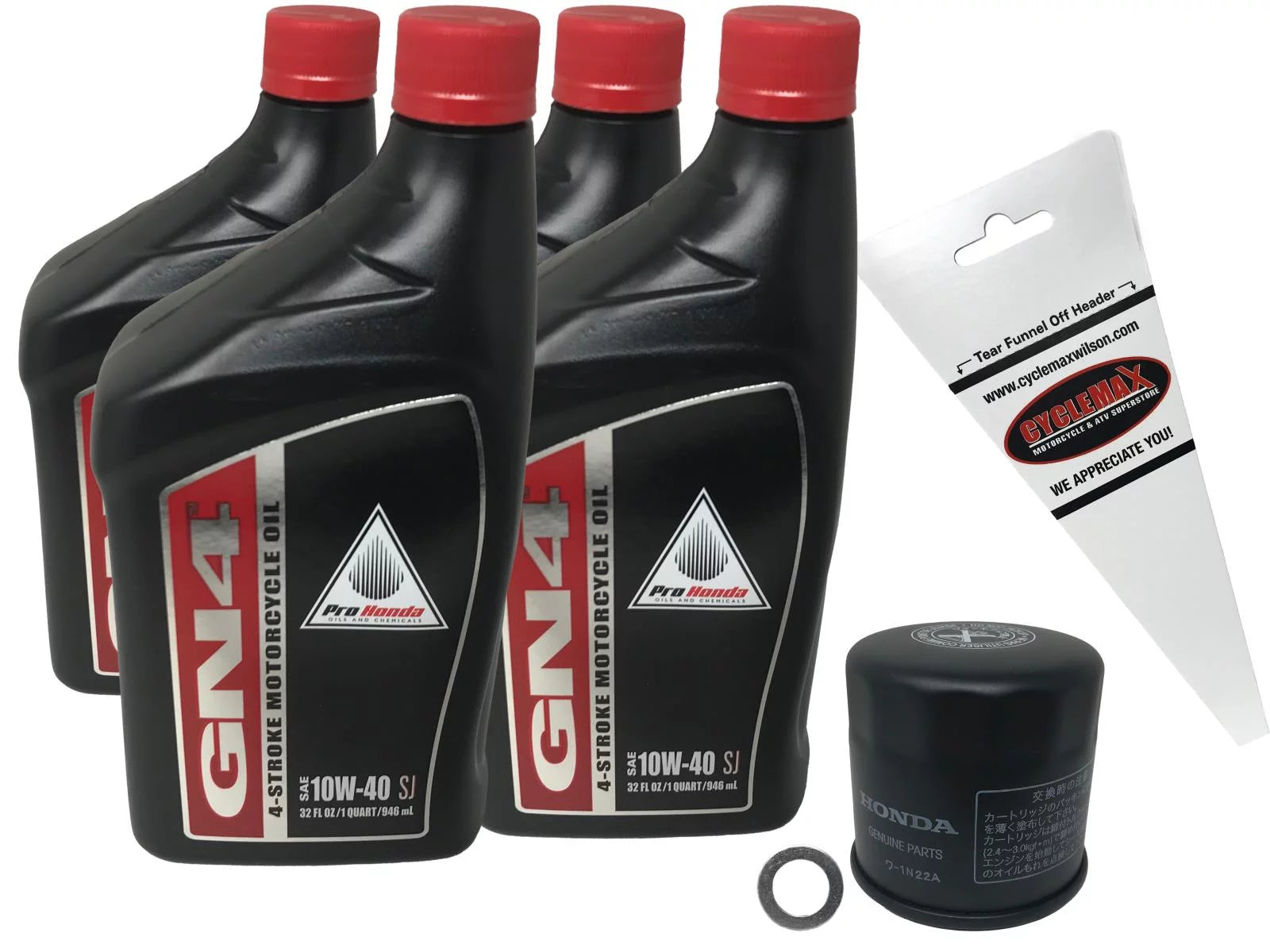 Cyclemax Oil Change Kit for 1988-2003 GL 1500 Valkyrie with 10W-40 Oil