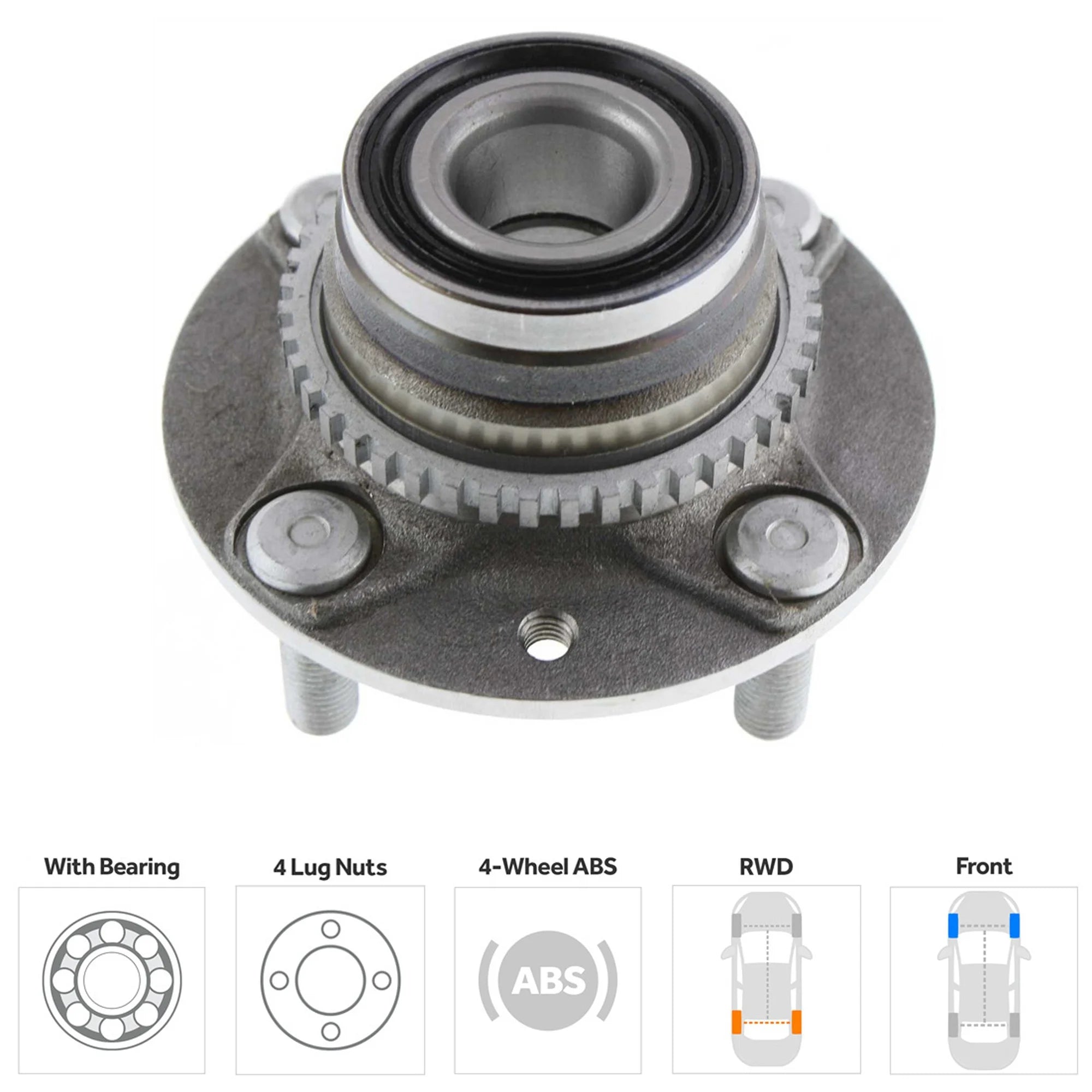 For 1990-2005 Miata Wheel Hub NA233304XA