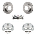 Transit Auto Front Disc Brake Caliper Rotors And Semi-Metallic Pads Kit For Chevrolet Express 3500 GMC Silverado Savana Sierra Classic 4500 KC8-100527N