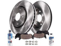 Front Brake Pad and Rotor Kit - Compatible with 2013 - 2015 BMW X1 2014