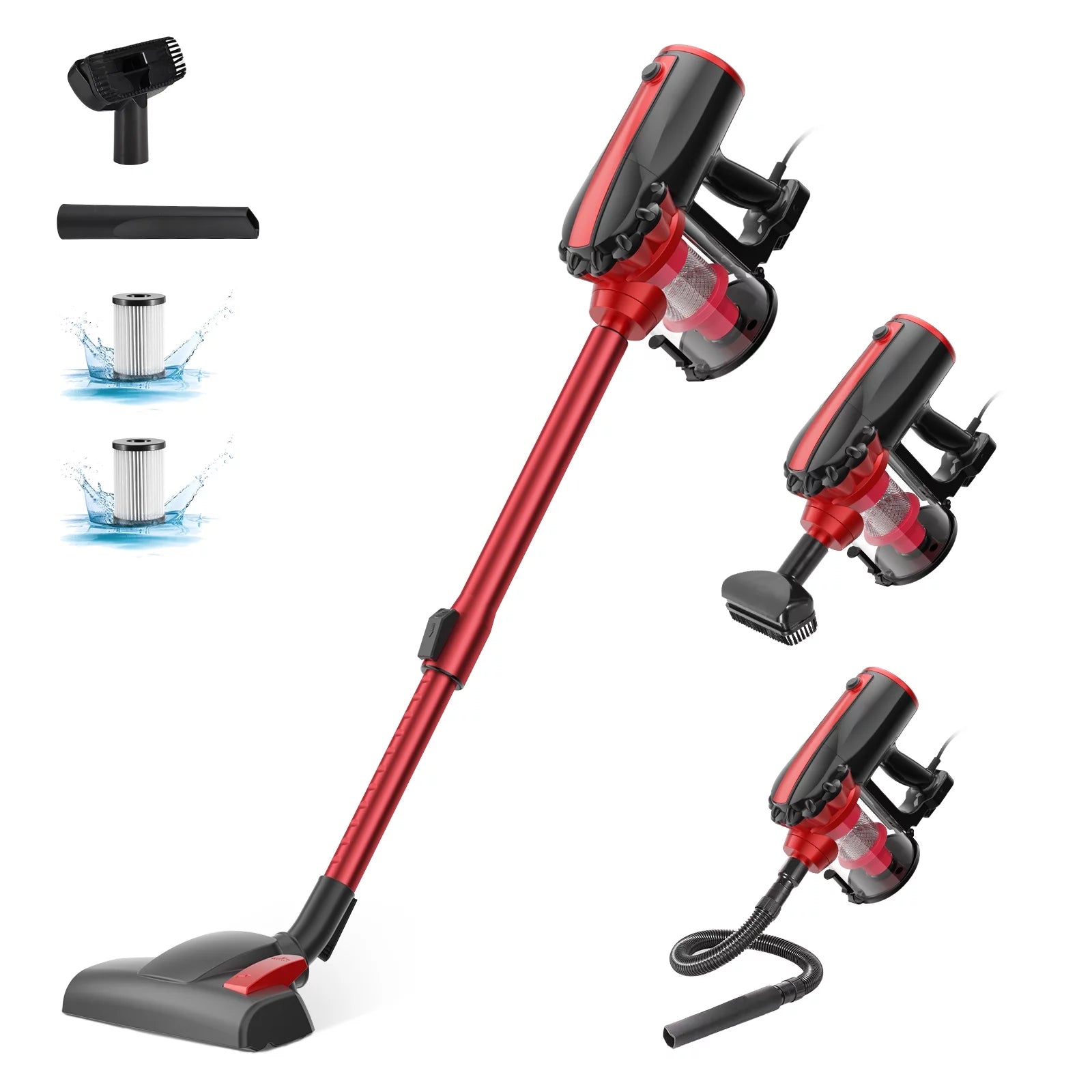 Moosoo Corded Stick Vacuum Cleaner