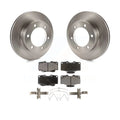 Transit Auto - Front Disc Brake Rotors And Ceramic Pads Kit For Toyota 4Runner Tacoma K8T-100298