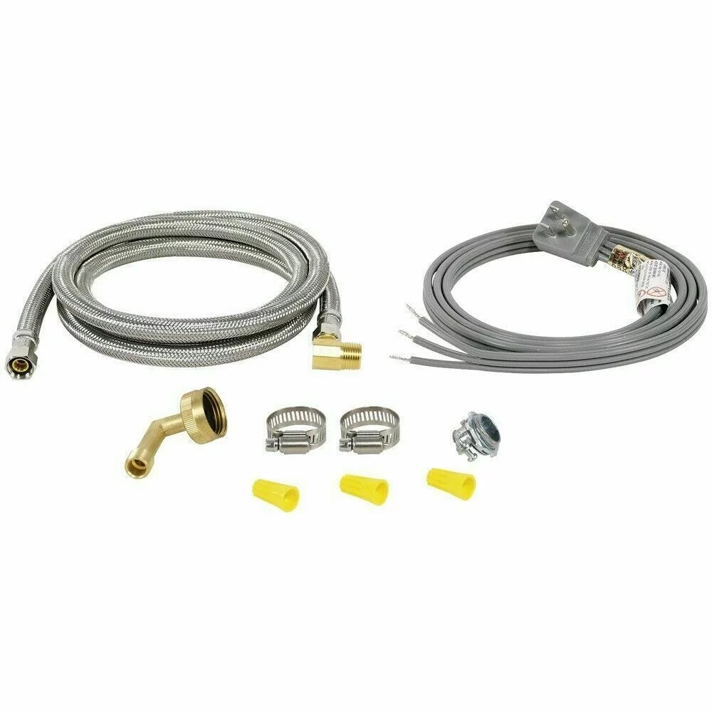 Certified Appliance Universal Dishwasher Instal Kit, Electric/Water Conn.