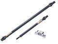 SuperATV U|Series FRONT + REAR Prop Shaft for Can|Am Defender MAX HD8/HD10 (Year Specific|See Fitment)|Includes SuperATV Cast Carrier Bearing|PRP07-001F-001R-0-C