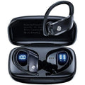 Wireless Earbuds Bluetooth Headphones 48hrs Play Back Sport Earphones with LED Display Over-Ear Buds with Earhooks Built-in Mic Headset for Workout