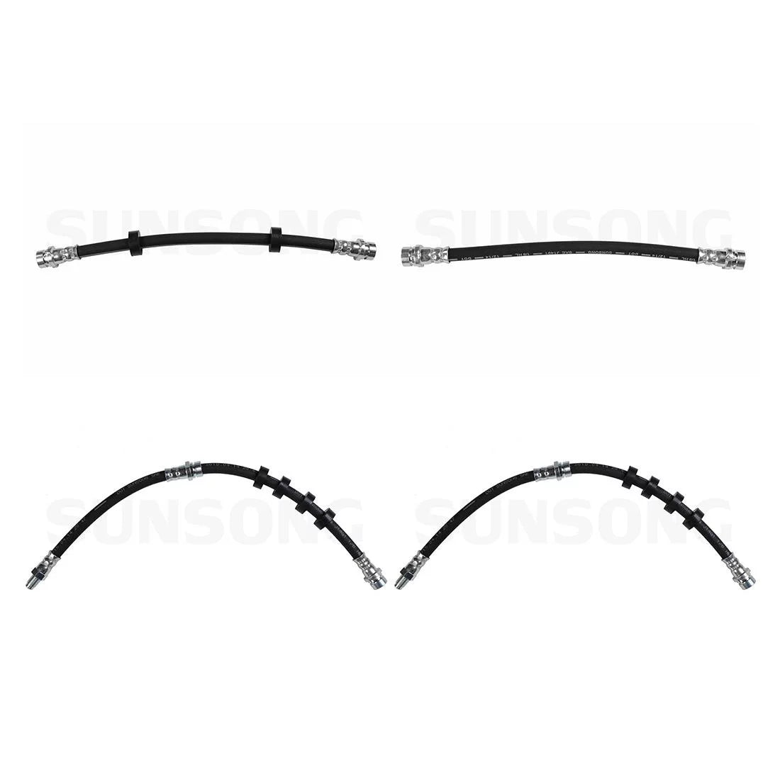 Front Rear Left Rear Right 4 Of Brake Hydraulic Hoses For Ford Escape