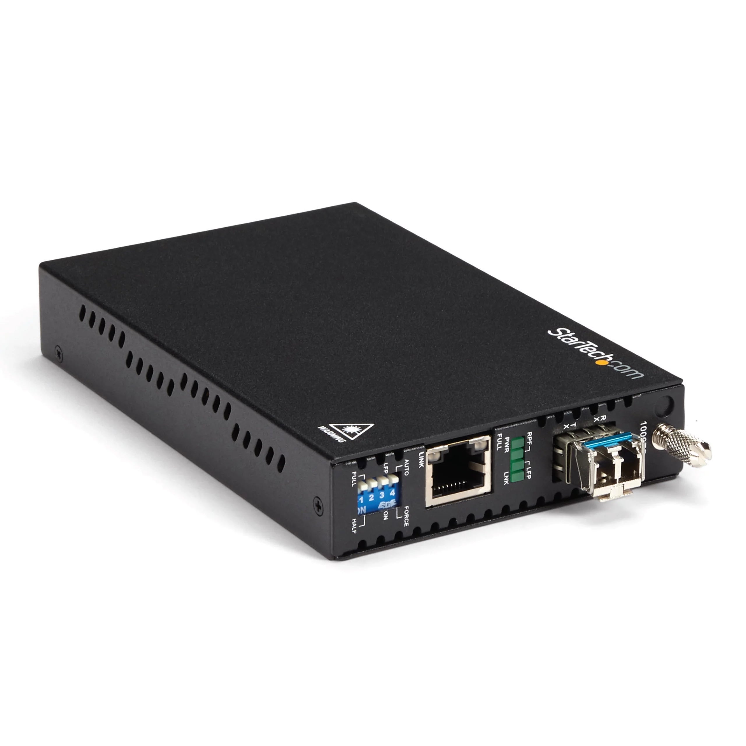 StarTech.com Singlemode (SM) LC Fiber Media Converter for 1Gbe Network - 10km - Gigabit Ethernet - 1310nm - with SFP Transceiver