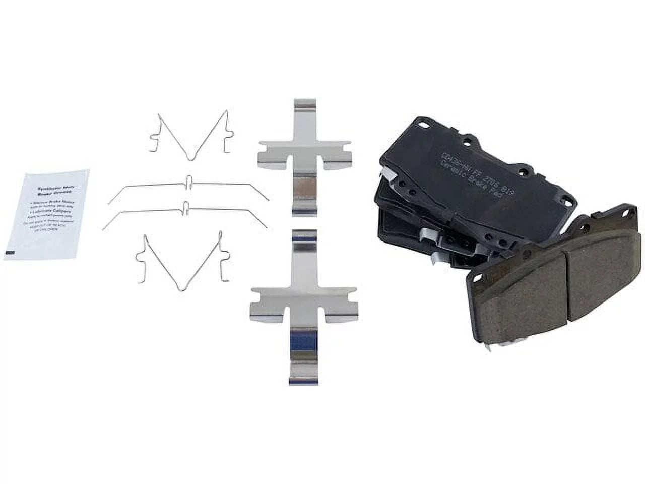 Front Brake Pad Set - Compatible with 1995 - 1998 Toyota Tacoma 1996 1997