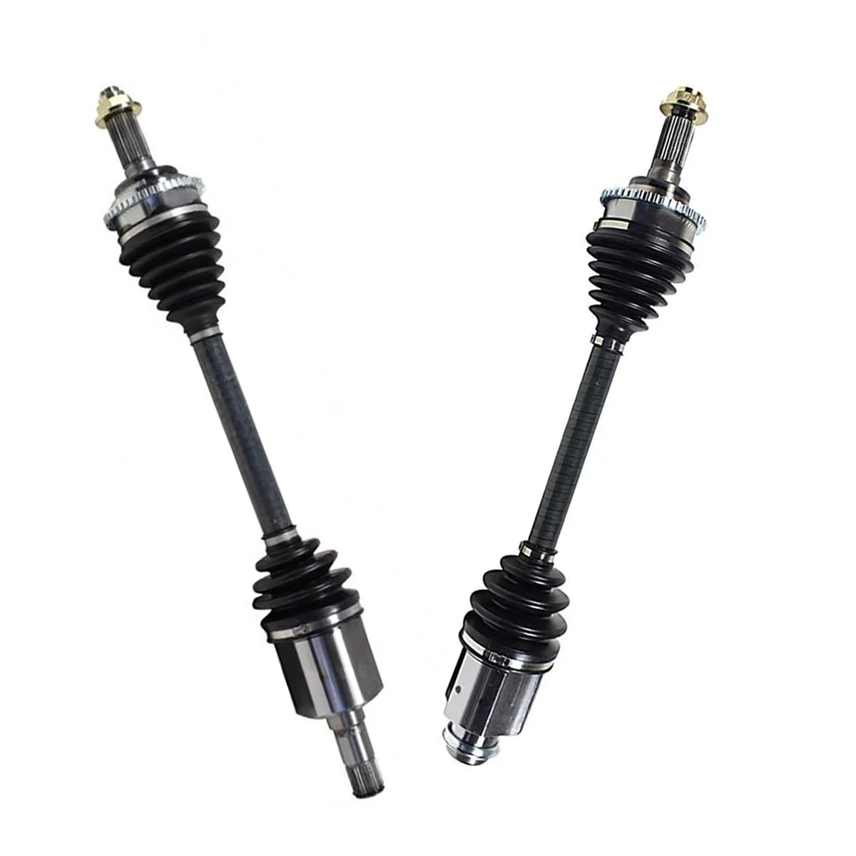 AutoShack Front New CV Axle Drive Shaft Assembly Neoprene Boots Set of 2 Driver and Passenger Side Replacement for 2006-2009 Ford Fusion 2003-2007 2008 Mazda 6 2006-2009 Mercury Milan 2.3L AWD FWD