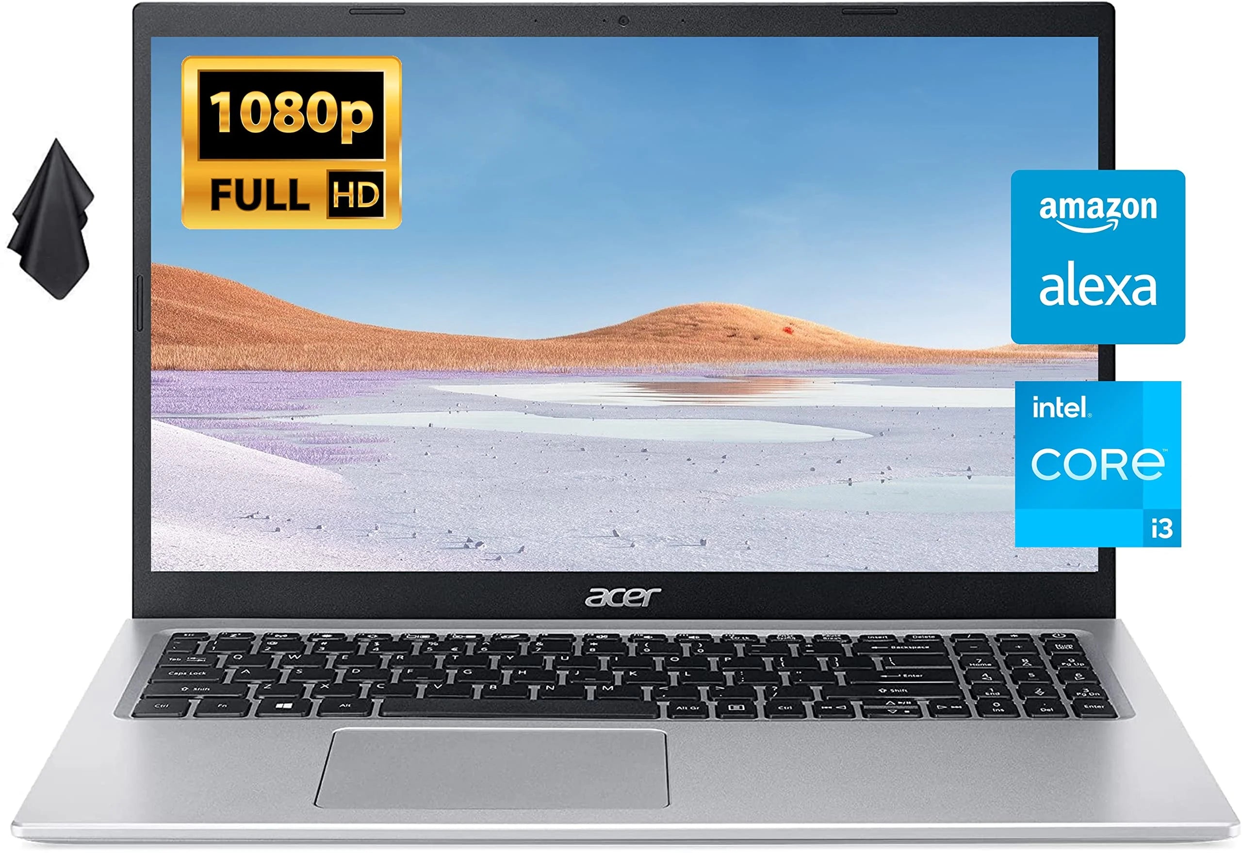 2022 Acer Aspire 5 Slim Laptop, 15.6 inch FHD IPS Display, 11th Gen Intel Core i3-1115G4 Processor (Beats Ryzen 3 3250U), WiFi 6,  Alexa, Windows 11 Home in S Mode (20GB RAM | 1TB SSD)