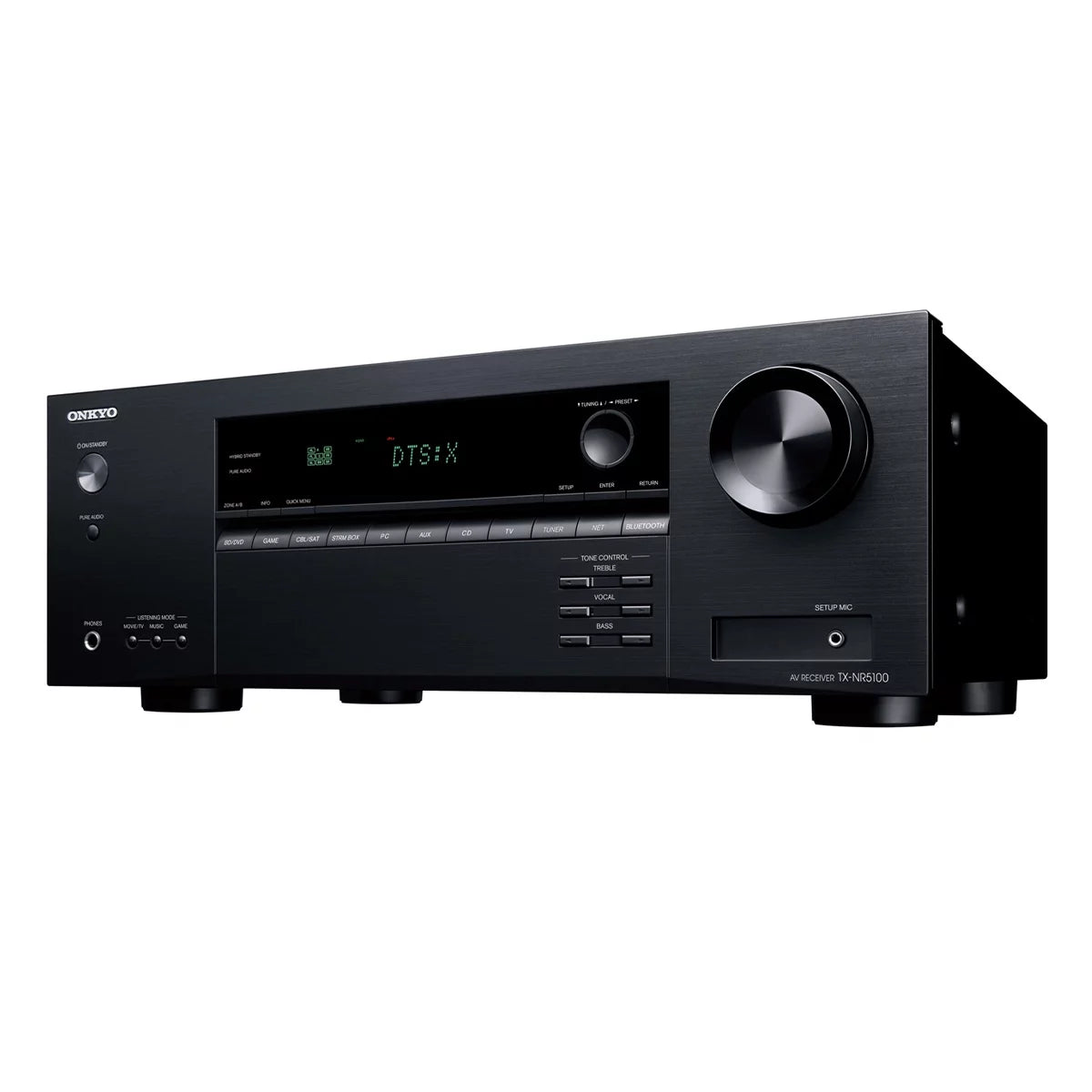 Onkyo TX-NR5100 7.2-Channel 8K AV Receiver with Built-In Bluetooth