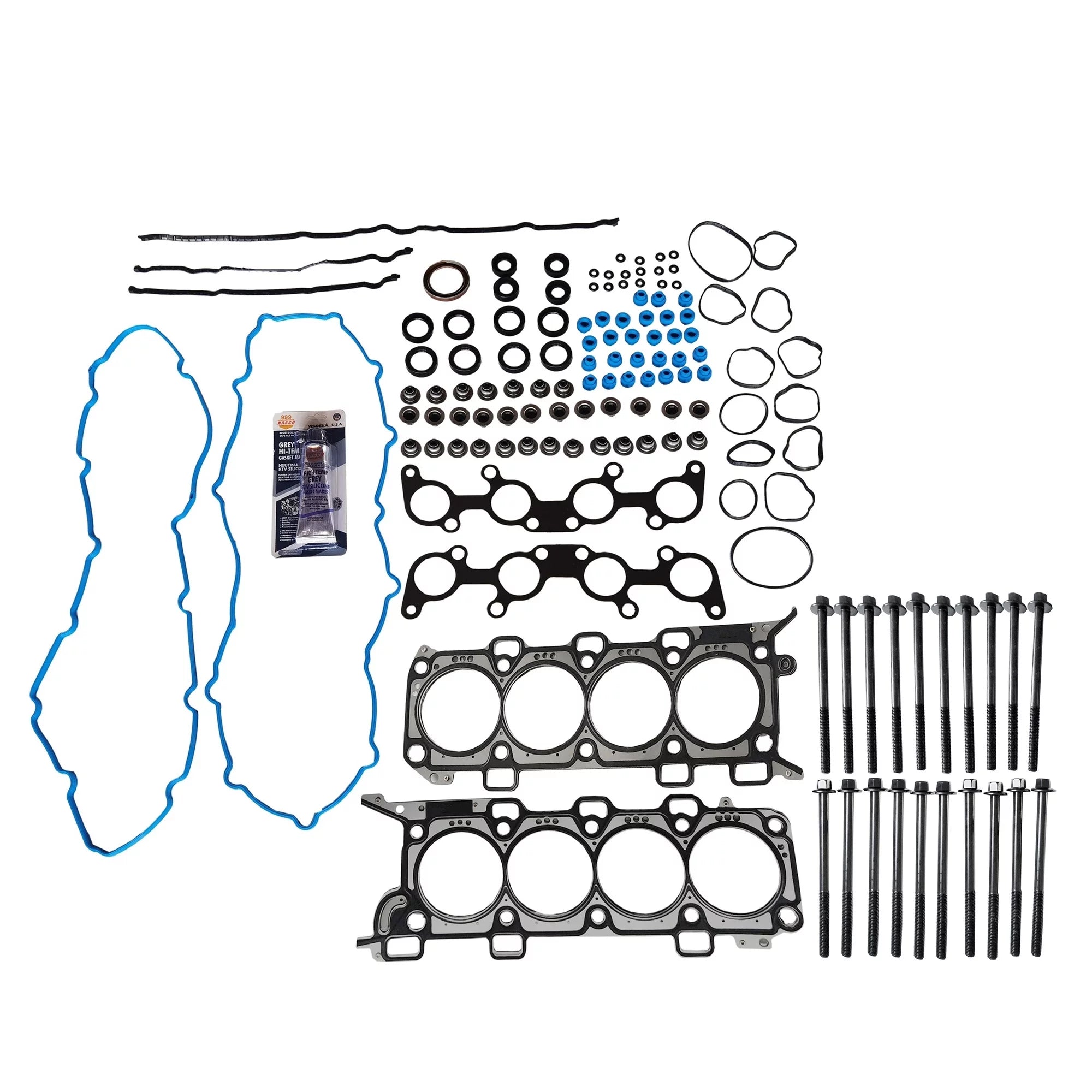 MLS Head Gasket Set 12mm Head Bolts For 2011-14 Ford F-150 Mustang 5.0L VIN F