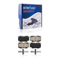 Detroit Axle - Front Ceramic Brake Pads w/Hardware Replacement for 1999-2004 Toyota Tacoma 6-Lug Wheel Models
