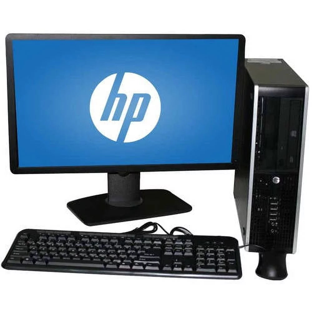 Restored HP 8200 SFF Desktop PC with Intel Core i5-2400 Processor, 8GB Memory, 22 LCD Monitor, 2TB Hard Drive and Windows 10 Pro (Refurbished)