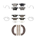 Transit Auto - Front Rear Ceramic Disc Brake Pads And Wear Sensors Kit (7Pc) For BMW 320i 328i xDrive 428i Gran Coupe 228i 230i 328d KTW-100802