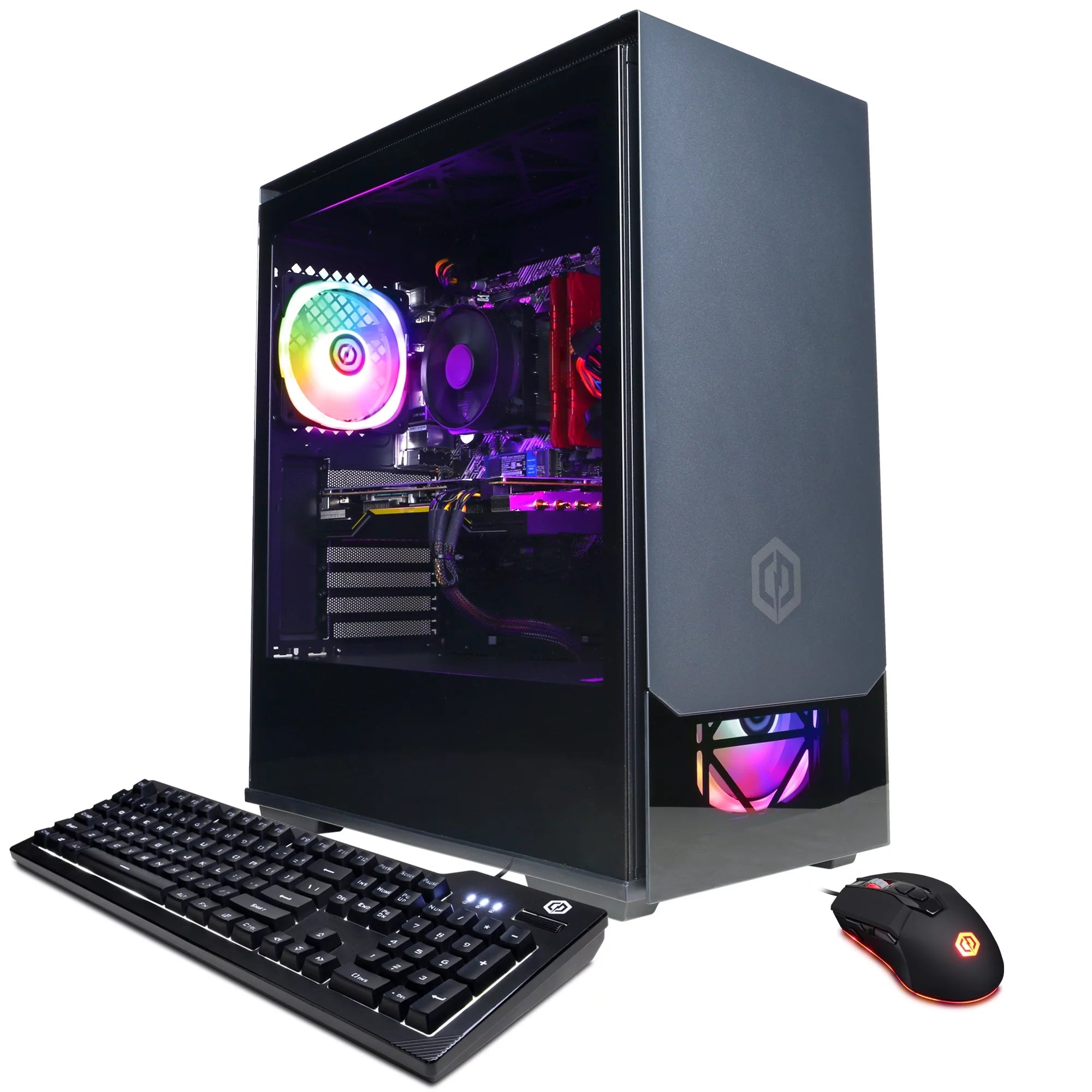 CYBERPOWERPC Gamer Xtreme GXi1290V4 w/ Intel Core i7-11700F 2.5GHz CPU, 16GB DDR4, AMD Radeon RX 6700 XT 12GB, 1TB PCI-E NVMe SSD, 802.11AC WiFi, Win 10 Home 64-Bit