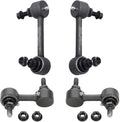 Detroit Axle - 4pc Sway Bars for 2004-2006 Acura TL, 03-07 Honda Accord, 4 Front and Rear Stabilizer Sway Bar End Links 2003 2004 2005 2006 2007 Replacement