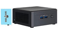 NUC 11 Performance kit Home & Business Mini Desktop (Intel i7-1165G7 4-Core, 16GB RAM, 128GB PCIe SSD + 1TB HDD (2.5), Integrated Graphics, WiFi, Bluetooth, 1xHDMI, Win 10 Home) with Hub