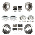 Transit Auto Front Rear Disc Brake Caliper Rotors And Ceramic Pads Kit (10Pc) For Lexus LX570 Toyota Land Cruiser KC8-101184C