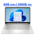 HP Premium 15 Laptop Computer 15.6 FHD IPS Anti-glare Display 11th Gen Intel Quad-Core i5-1135G7 8GB DDR4 256GB SSD Intel Iris Xe Graphics Fingerprint USB-C HDMI Office365 WiFi Win10 Silver