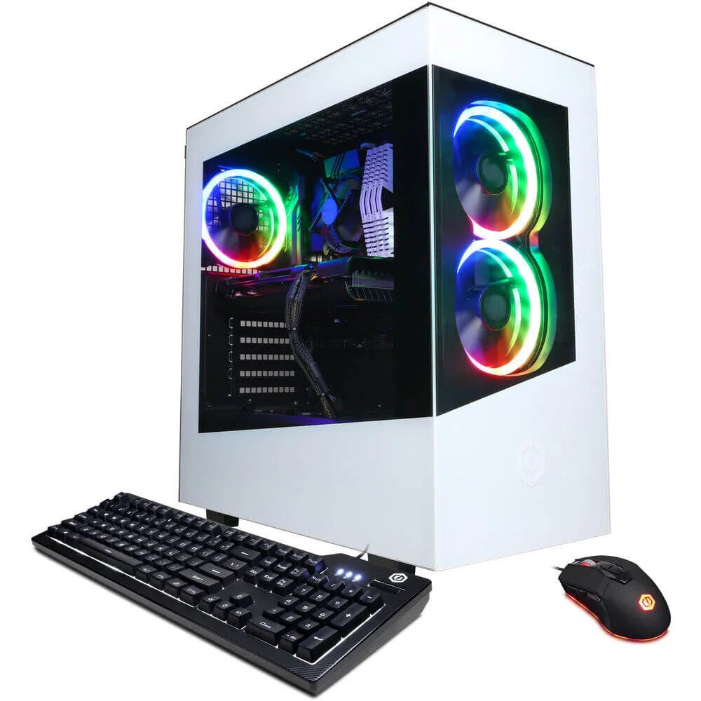 CyberPowerPC Gamer Master Gaming Desktop, AMD Ryzen 7 5800X, 32GB RAM, AMD Radeon Rx 6700 XT 12 GB, 1TB HD, 1TB SSD, Windows 10 Home, GMA9260CPG
