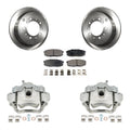 Transit Auto Rear Disc Brake Caliper Rotors And Ceramic Pads Kit For Lexus LX570 Toyota Land Cruiser KC8-100080T