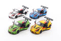 4PC Set: Kinsmart 5 Toyota GR Supra Racing Concept w/ Decals Diecast Model Toy Car 1:36