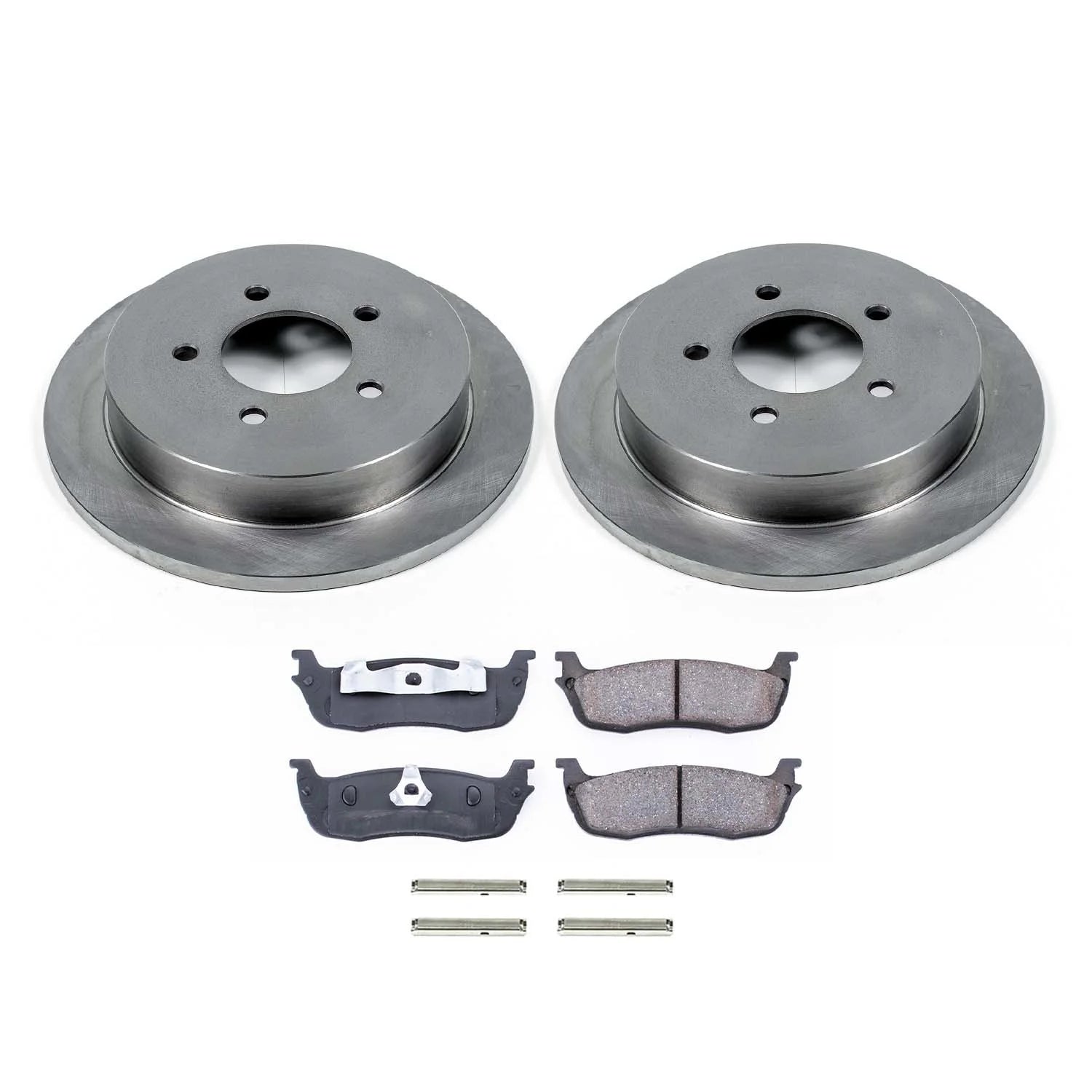 Ultimate Brakes Rear Semi-Metallic Brake Pad and Rotor Kit with Hardware WM80625