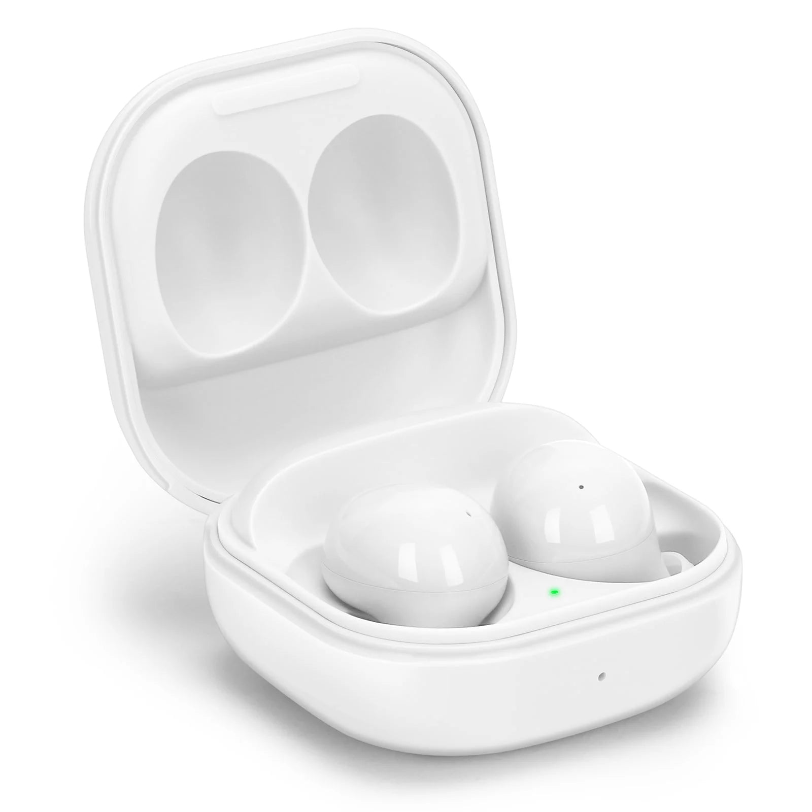 UrbanX Street Buds 2 for BLU C5 Plus - Truly Wireless Bluetooth Headphones with Noise Isolation, Amplified Bass and Dual Dynamic Microphone - White