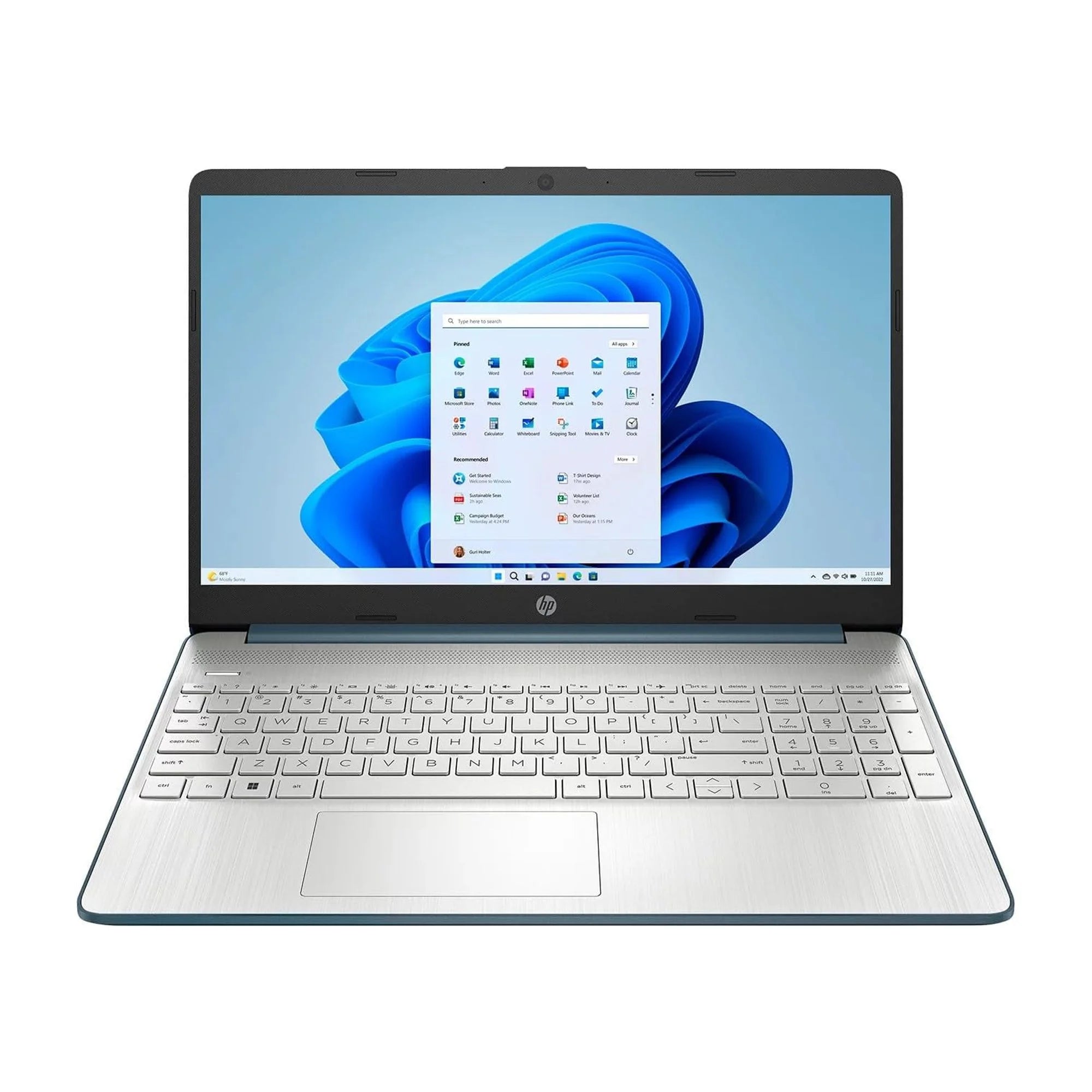 HP 2023 15.6 Inch HD Laptop, 11th Generation Intel Core Processor, 20GB RAM, 1TB SSD, Spruce Blue, Windows 11 Home in S Mode, Long Battery Life, Fast-Charge, Thin & Light Design