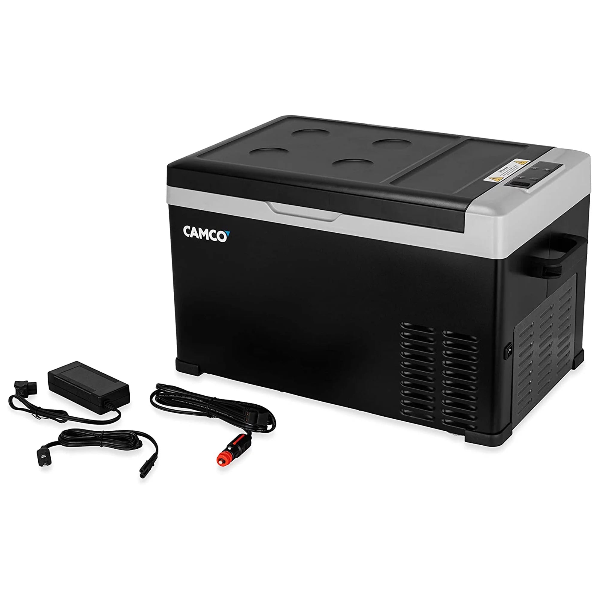 Camco Camper/RV 30-Liter Portable Refrigerator | Bluetooth Temperature Adjustment between -4¡ã F to 68¡ã F | Up to 44 Cans (51512)