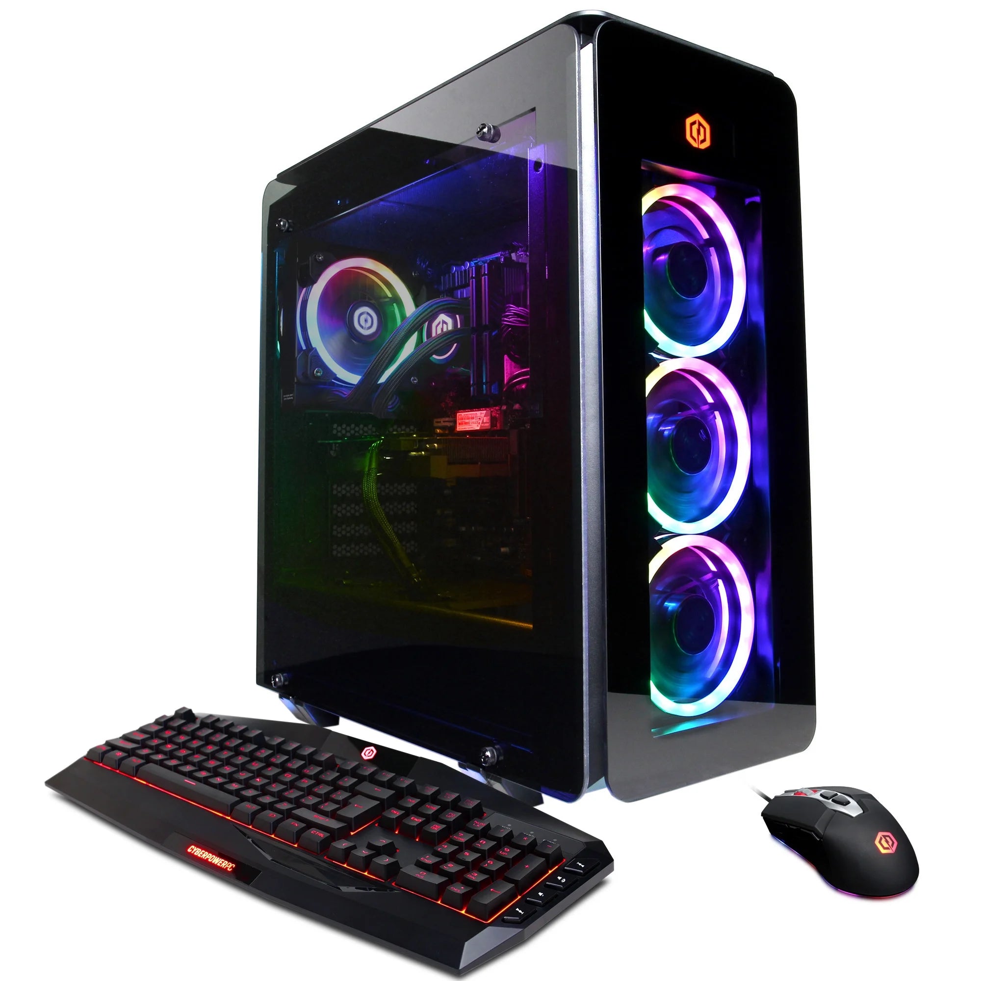 CYBERPOWERPC Gamer Supreme Liquid Cool SLC10880 w/ AMD Ryzen 9 5900X 3.7GHz CPU, 32GB DDR4, AMD Radeon RX 6700 XT 12GB, 1TB PCI-E NVMe SSD, 3TB HDD, 802.11AC WiFi, Win 10 Home 64-Bit