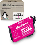 822XL Magenta Remanufactured Ink Cartridge Replacement for Epson 822 XL 822XL T822 T822XL to Use with Workforce