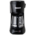 Hamilton Beach HDC500D 120V Black 4 Cup Coffee Maker with Glass Carafe