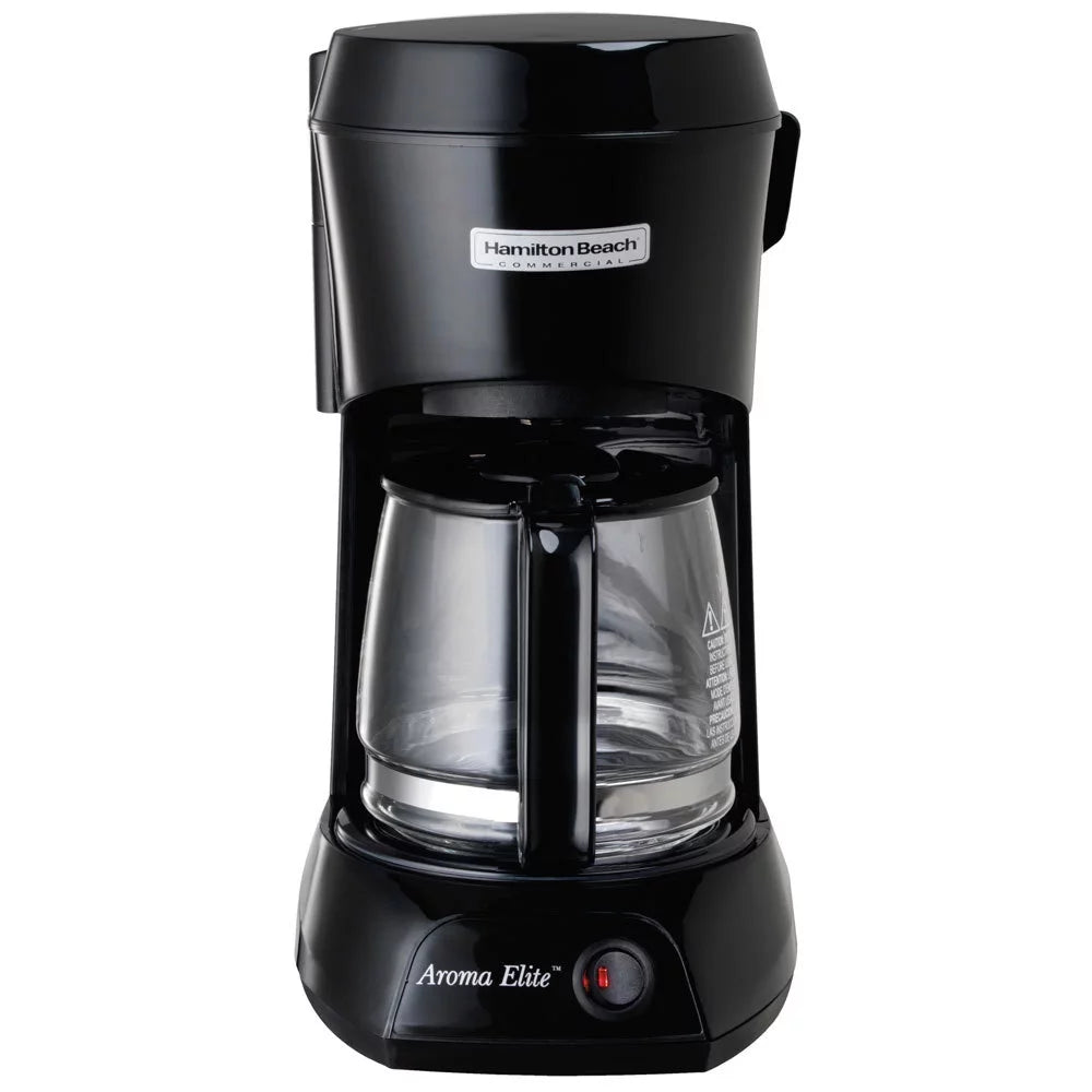 Hamilton Beach HDC500D 120V Black 4 Cup Coffee Maker with Glass Carafe