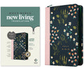 NLT Large Print Thinline Reference Zipper Bible, Filament-Enabled Edition (Leatherlike, Meadow Navy & Pink, Indexed, Red Letter) (Other)