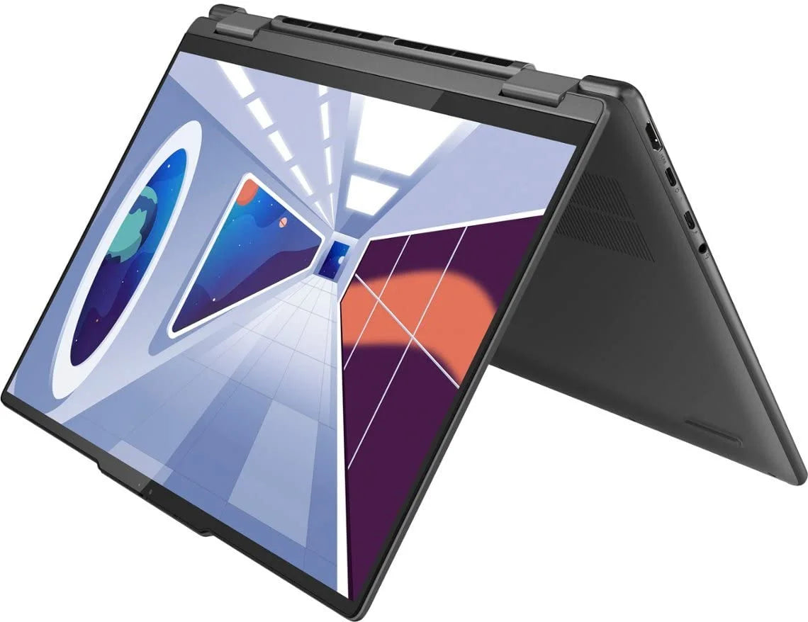 Lenovo Yoga 7i 2-in-1 14 2.2K Touch Laptop, Intel Evo Platform, Intel Core i5-1335U, Intel Iris Xe Graphics, 8GB RAM 256GB SSD, Fingerprint, WiFi 6E, Backlit KB, Win11, Storm Grey, TECL Bundle