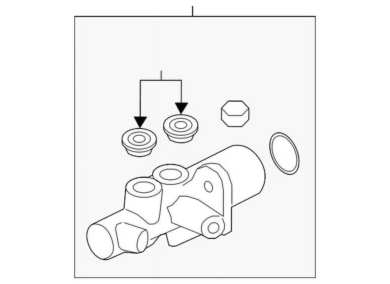 New Genuine BMW Brake Master Cylinder (2011-2019) OE 34336796729